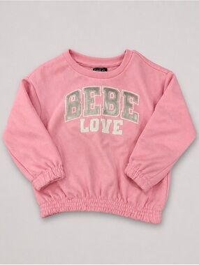 bebe Pink 'BEbE LOVE' Girls Sweatshirt